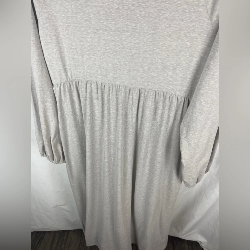 Threads 4 Thought Tan Brigitte Tie Neck Dress Size Medium NWT - Picture 11 of 13